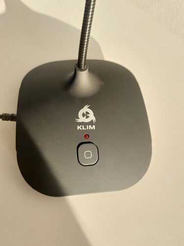 Mikrofon KLIM USB KLIM TALK przycisk do aktywacji elastyczny kompatybilny z dowolnym komputerem - Zdjęcie 4 z 5