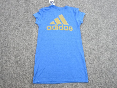 Oklahoma City Thunder Shirt Womens Adult Small Blue NBA Basketball Adidas - Picture 10 of 13