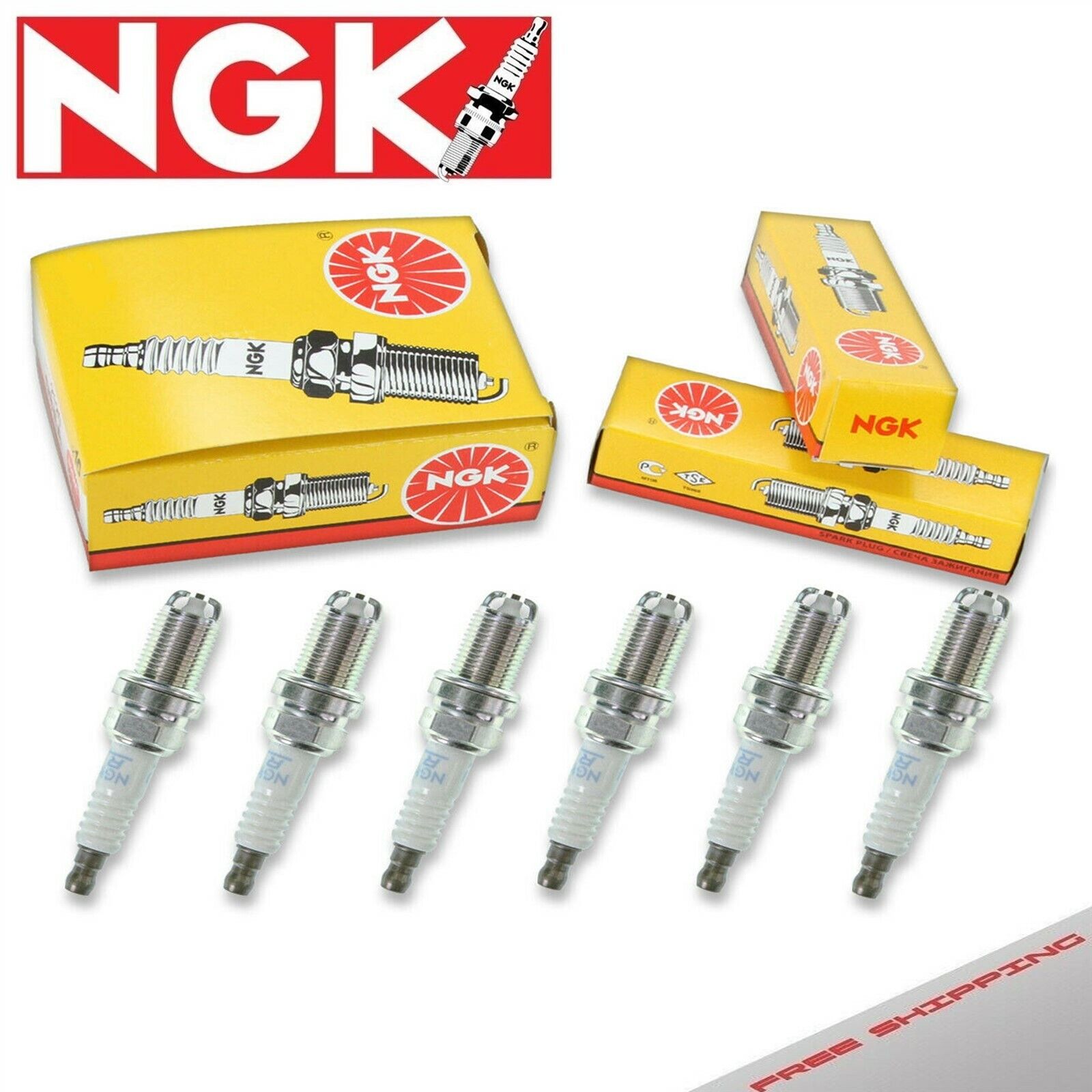 6 x Spark Plugs Made in Japan NGK Standard 5685 BPR5EKU 5685 BPR5EKU Tune Up Kit