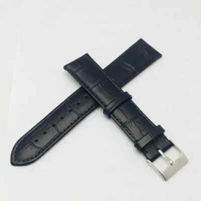 Stailer Echt Leder Genuine Leather Men s Watch Black Band Strap 20 mm IMR129RM1