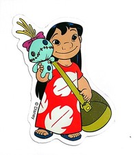 Disney Lilo And Stitch Anime Cartoon Water Resistant Sticker