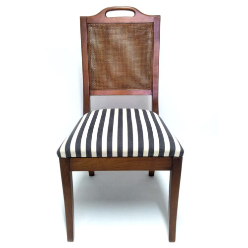 Set 6 sedie in stile classico per tavolo fatte in Francia in legno massello - Photo 1/6