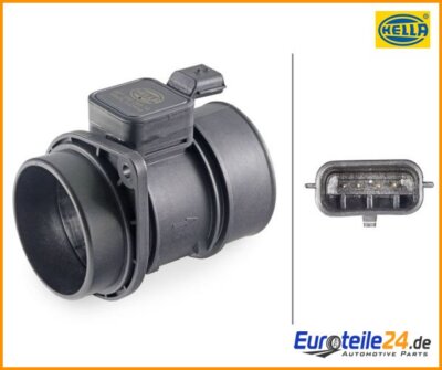 Mass Air Flow Sensor Hella 8ET358095-161 for Mercedes-Benz Opel