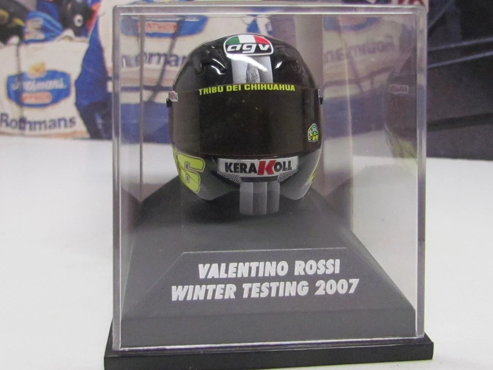 MINICHAMPS / 2007 MOTOGP - VALENTINO ROSSI - 1/8 SCALE MODEL HELMET 397 079076 - Image 2 of 4