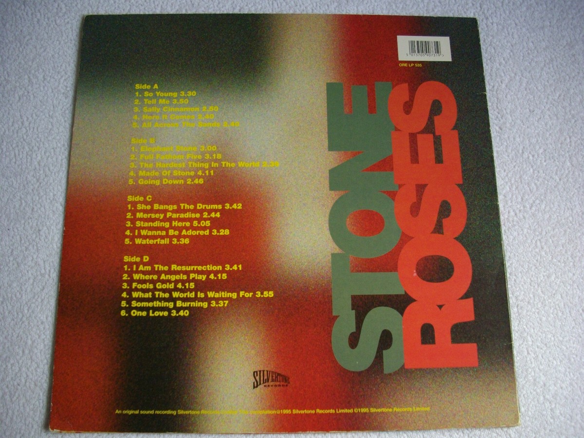 英2LP Stone Roses Complete Stone Roses ORELP535 SILVERTONE /00500 The Stone Roses – The Complete Stone Roses – 2 x CD