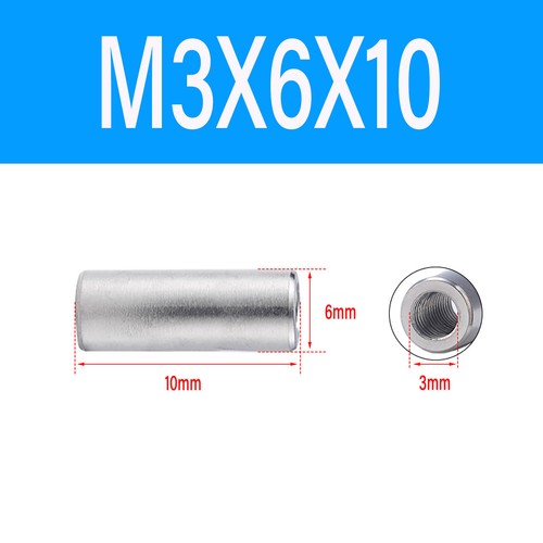 A2 304 Edelstahl Verbindungsmuffe Rund Langmutter Gewindemuffe M3 M4 M5 M6 ~ M20 - Bild 10 von 84