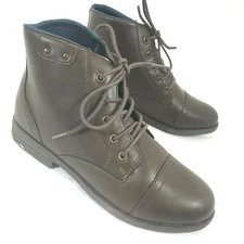 SmartFit Boys Size 6 Boots Lincoln Chukka Brown Lace Up 177783 NWB