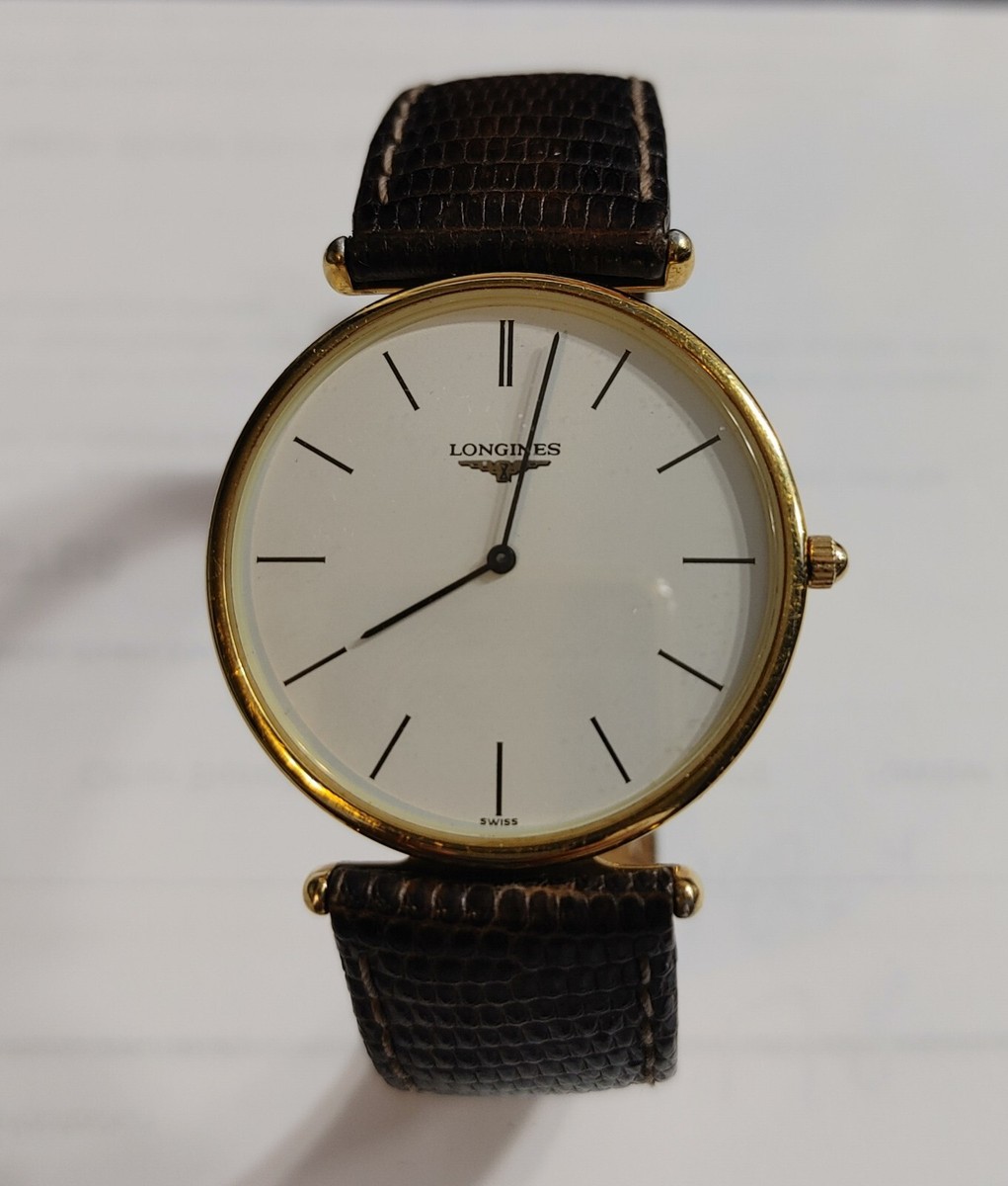 Longines La Grande Classique Watch L4.635.2.32.1 Quartz Mens 33mm