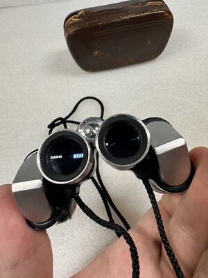 Vintage Nippon Mikron 6 X 15 8.3 Prismatic Binoculars and