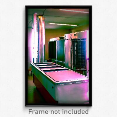 Pixel Art Poster - Vacant Drying Machine (8 Bit Psychedelic Video Game Print)