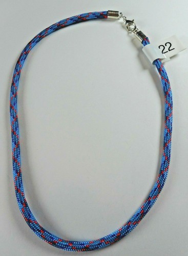Braided Choker Necklaces Bracelets Anklets Silver Lobster Clasp Paracord 4mm USA - Picture 16 of 18