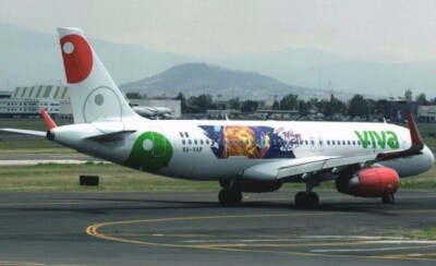 Plane Vivaaerobus San Antonio Texas Viva Aerobus Vuelos De