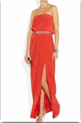 by malene birger orange dress Shop By Malene Birger Harlim dress