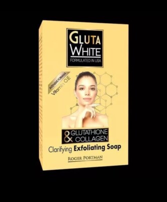 Gluta White Glutathione & Collagen Clarifying Exfoliating Soap 190g x 2