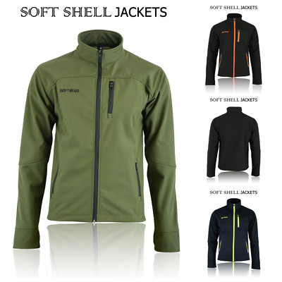 Softshell Fleece gefüttert wasserdicht winddicht Outdoor Arbeitsjacke Golf Herren UK