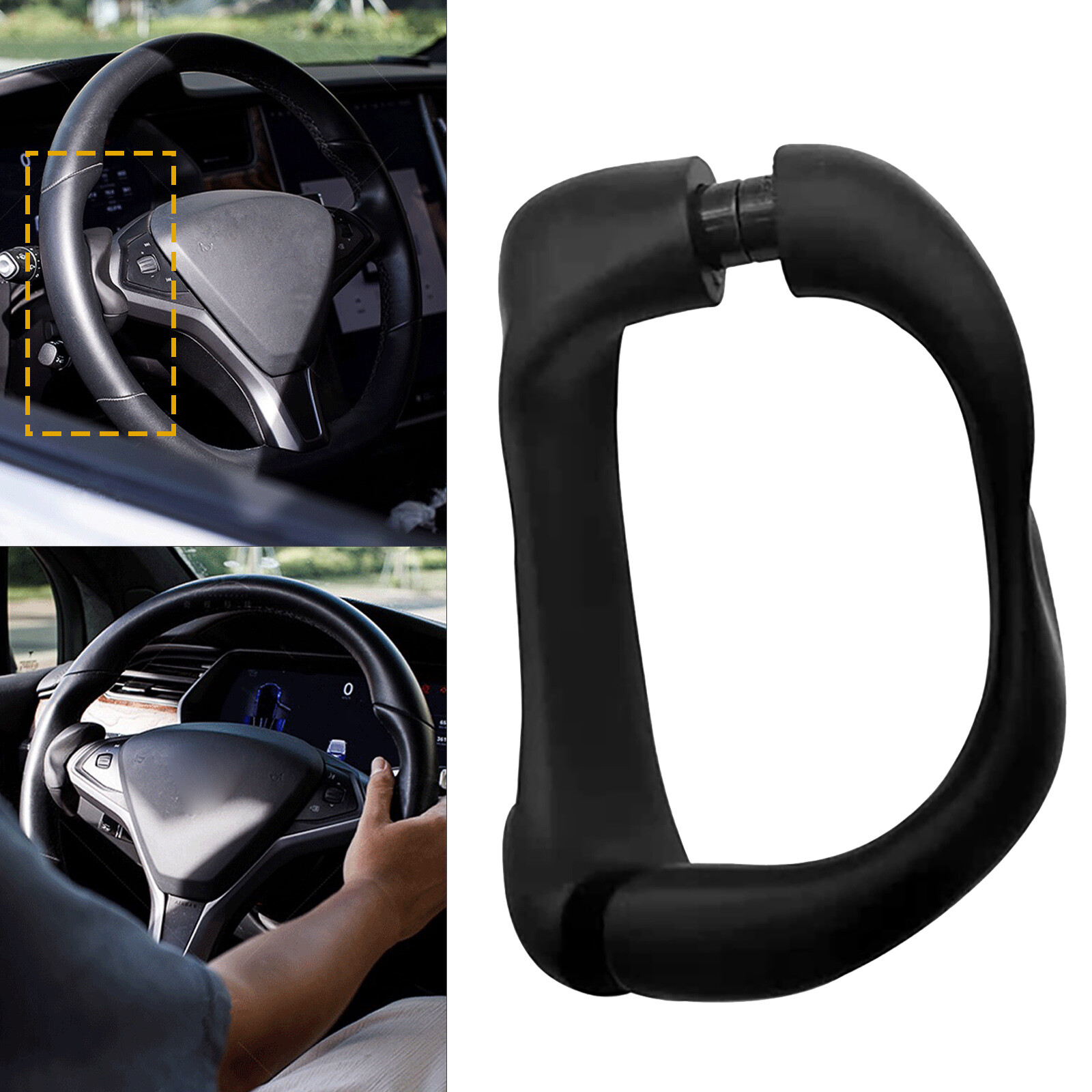 For Tesla Model 3Y XS Counterweight Ring Autopilot Steering Wheel