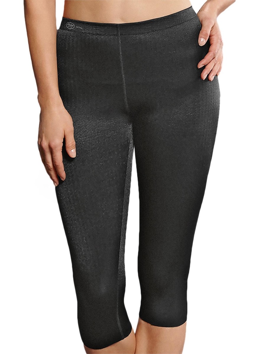Anita Active Women's Sports Capri Tights High Level w/ Massage Effect 1693  Black