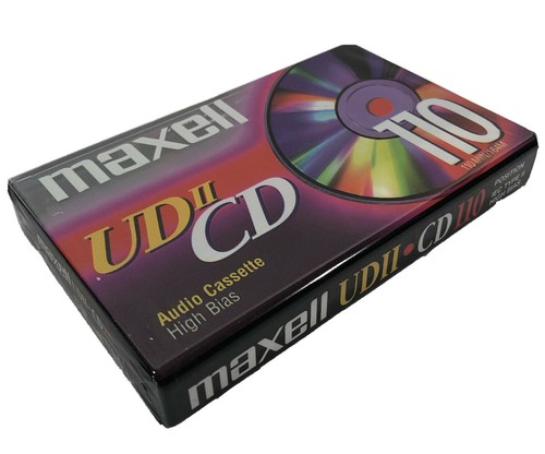 Maxell UDII-CD 110 Minute Cassette Tape New Sealed - Picture 3 of 3
