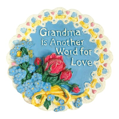 #ad Grandma Is Another Word For Love Roses Flowers Gift Refrigerator Fridge Magnet $6.72