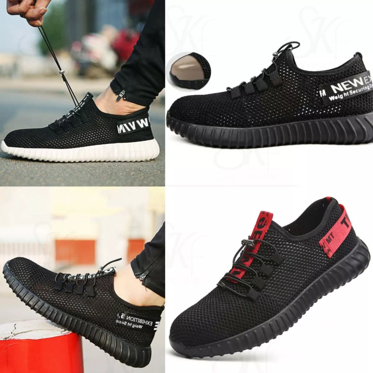 chaussures sécurité sécu homme femme pas cher légère style mode sport  tendance x