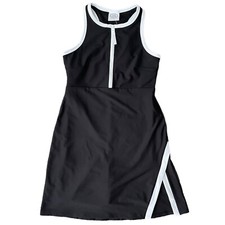 SAGE Collective Women's Active Dress with Shorts, Black, Size S