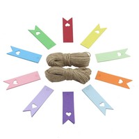 Zicome 150 Piece Brown Flag Shaped Kraft Paper Gift Tags With 100 Feet Natura... on sale Zicome 150 Piece Brown Flag Shaped Kraft Paper Gift Tags With 100 Feet Natura... on sale