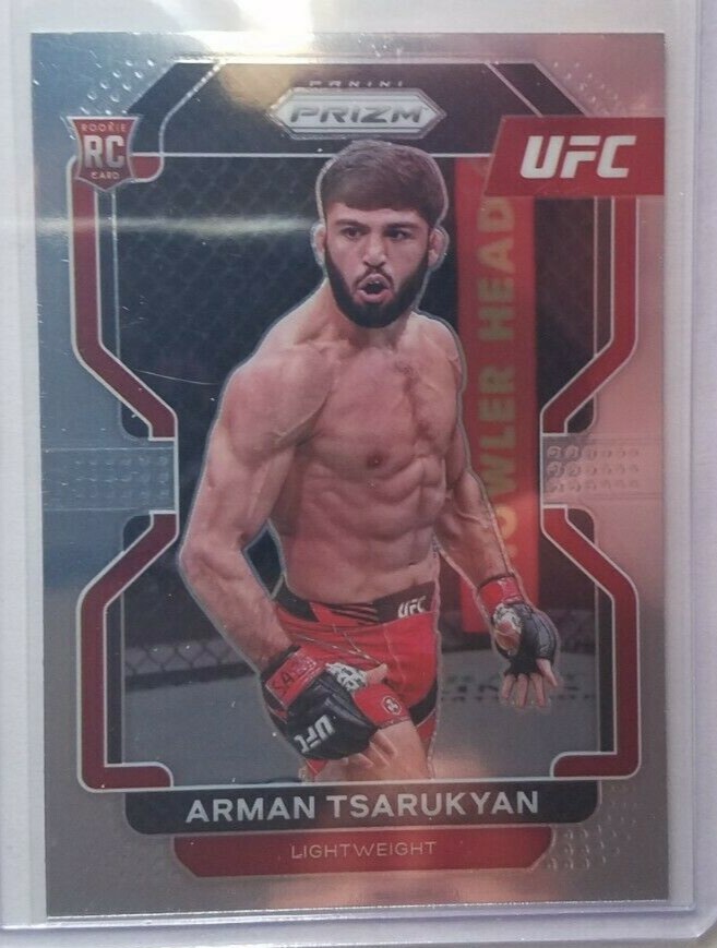 2022 PANINI PRIZM UFC ROOKIE RC #187 ARMAN TSARUKYAN