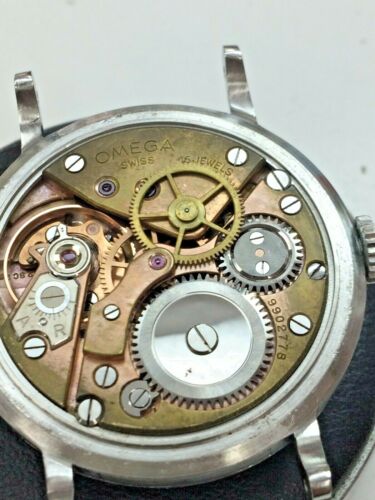 ORIGINAL OMEGA CHRONOMETRE 30T2 SCRG. REF 2367 HAND WINDING SS WATCH - 第 2/12 張圖片
