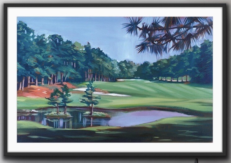 Pinehurst No 2 Golf Art 20” X 30” | eBay