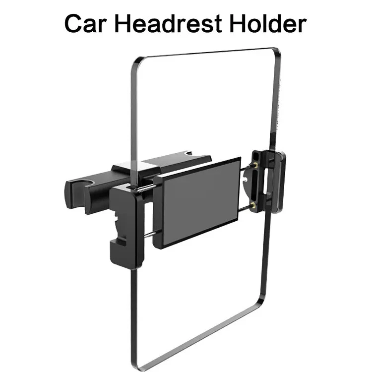 For Phone iPad Tablet Universal 360° Car Back Seat Headrest Holder Mount Stand - Image 3 of 4