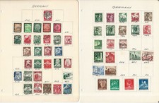 Germany Stamp Collection On 40 Pages Much World War Ii Era Jfz