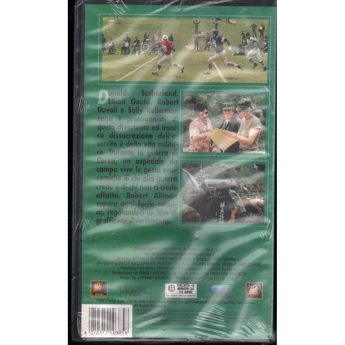 Mash VHS Robert Altman Univideo - 1033SA Sealed