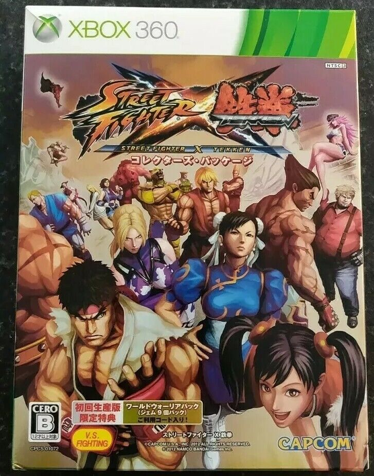 Street Fighter X Tekken Collector's Edition Japanese Xbox 360