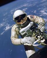 8x10 Nasa Photo: Gemini Astronaut Ed White On 1st American Spacewalk, 1965 8x10 Nasa Photo: Gemini Astronaut Ed White On 1st American Spacewalk, 1965