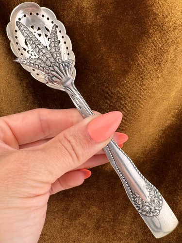 Special Antique Gorham "Lancaster" Sterling Silver Ice Serving Tongs