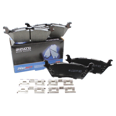 Akebono ProACT Rear Ceramic Slotted Brake Pad Set For F-150 Expedition Navigator
