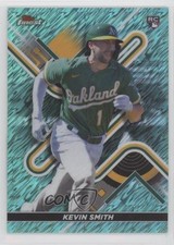 2022 Topps Finest Aqua Shimmer Refractor 12/175 Kevin Smith #45 16kt