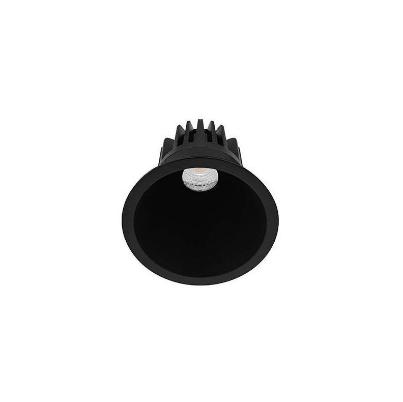 Spot LED encastrable SWING RD Indigo 8W noir mat dimmable pour plafond
