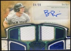 2026 Topps Tier One Ben Rice Dual Game-Used Relic Auto /99 #AT1R-BRI Yankees