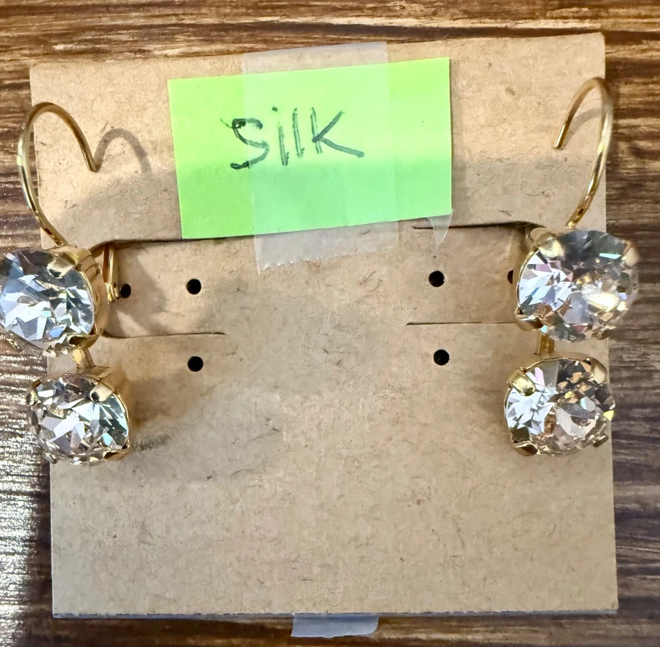 SWAROVSKI CRYSTAL EARRINGS!!! Nickel Free ~ Handmade ~ Great Gift Idea!!! - Image 2 of 4