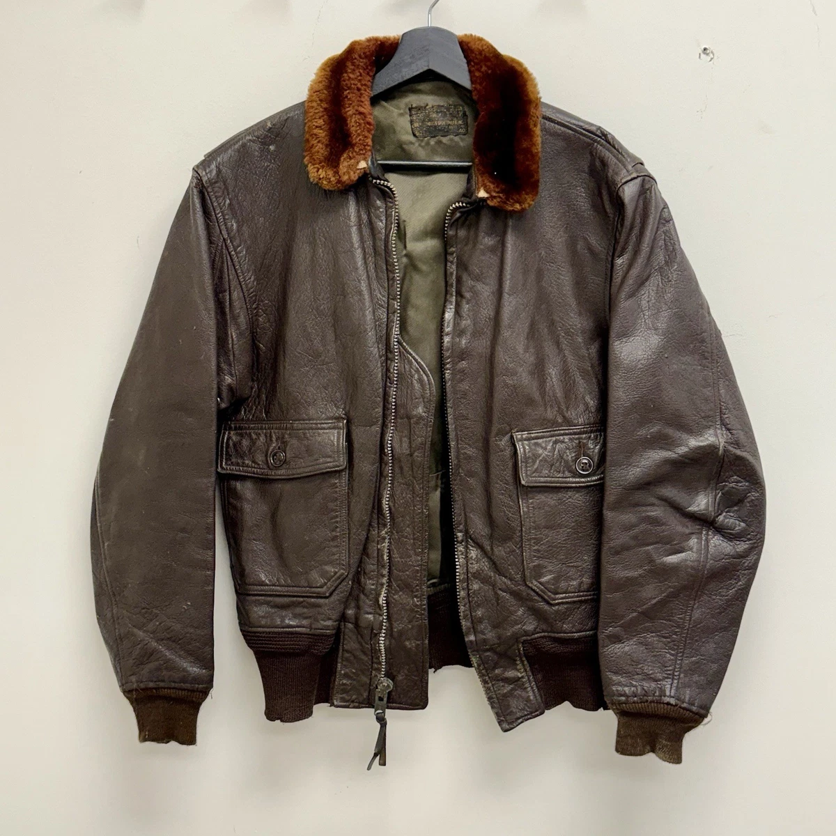 Navy G1 Flight Jacket Indiana Original Vietnam War Uniforms for