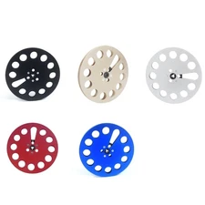7" Empty Tape Reel Crafted from Aluminum 11 Holes for Auditory Enthusiasts
