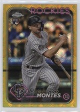 2024 Topps Chrome Logofractor Edition Gold Refractor /50 Coco Montes #182 0xh3