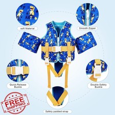 DOOHALO Toddler Swim Vest Training Vest Boys Girls Ages 1-8 20-46lbs