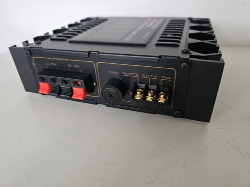 NOS Vintage Pyramid Amplifier PB-200G Gold Series -Channel High Power - Black - Picture 4 of 9
