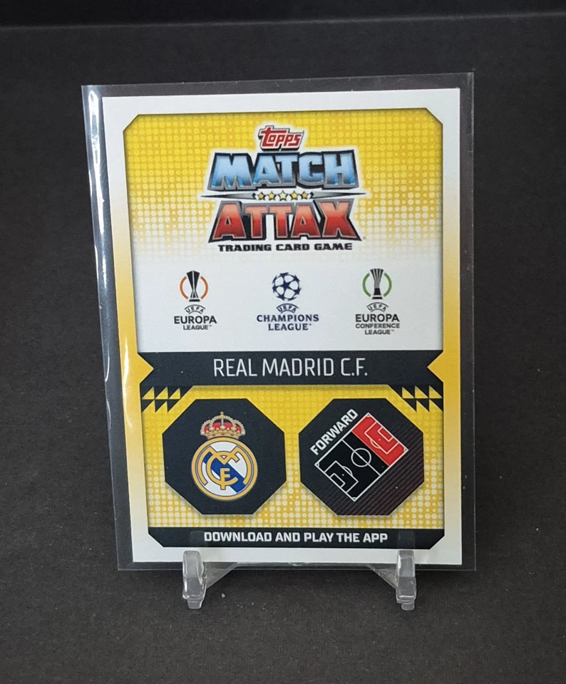 2022-23 Match Attax UEFA Karim Benzema Finisher Limited Edition LE FI2 Real Madr - Image 2 of 2
