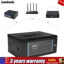 4U Server Cabinet Case Wall Mount Network Server Data Cabinet Enclosure Rack