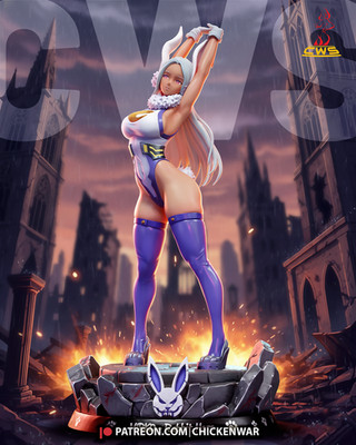 Rumi Usagiyama, sexy Mirko, BNH, Statue, 3D Druck, Figur, Fan Art, sexy Pin-Up