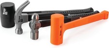  4-Piece 16oz Hammer Set | Includes Claw, Rubber Mallet, Dead Blow, Ball Peen Ha