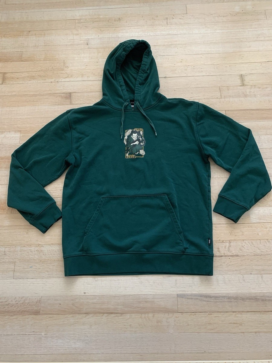 Vans X One Piece collection FLEECE PO hoodie size XL Zoro Eichiro